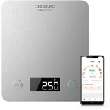 Cecotec Küchenwaage CookCOntrol 10000, Connected - Cecotec Cook Control Edelstahl Arbeitsplatte Rechteck Elektronische
