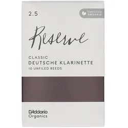 D’Addario Woodwinds Organic Reserve Classic German - Deutsche Klarinette 2,5 - 1... - Blätter