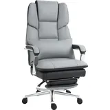 Homcom Bürostuhl Kunstleder Grau