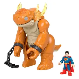 Imaginext Superman Imaginext Actionfigur 7,6 cm und Monster 25 cm, mehrfarbig