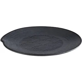 APS DARK WAVE Speiseteller 27 cm schwarz