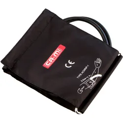 Zweischlauch Blutdruckmanschette Universal Schwarz Erwachsene 22-32 cm