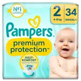Pampers Premium Protection Gr.2 Einwegwindel, 4-8kg, 34 Stück