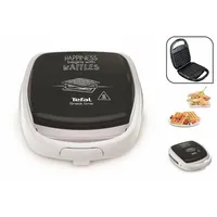 Tefal Waffeleisen 750 W Schwarz, Weiß