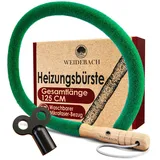 Weidebach Heizkörperbürste V. 2.0, 125cm Gesamtlänge / 110cm Bürste aus Mikrofaser, Heizkörper Reinigungsbürste tierhaarfrei, Heizkörperbürste kommt in jeden Winkel, stabile & Flexible Heizungsbürste