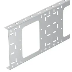 OBO 6070795 BKK-Grundprofil 25x204x3000 Edelstahl, rostfrei A2 1.4301 blank, nachbehandelt BKK 200 A2  - 3 Meter