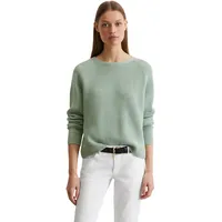 Marc O'Polo DfC-Rundhals-Strickpullover loose, grün, S