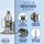 Alca alca® Hydraulischer Unterstellheber 10t I Doppelkolben, GS & TÜV Zertifiziert, Hubhöhe 205–390 mm, Öl nachfüllbar, Wagenheber - ideal für SUV, Transporter & Wohnmobile