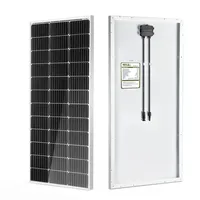 HQST Solarpanel 100W Solarpanel Flexibel 12V Solarmodul Monokristallin Solar Ladegerät für Boot Wohnmobile, Gartenhäuse, Anhänger Haus, Boot