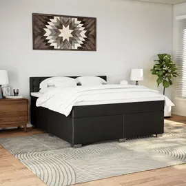 vidaXL Boxspringbett 180 x 200 cm Schwarz