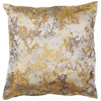 Home fashion KISSENHÜLLE DEKOSTOFF JACQUARDGEM. Kiran, Polyester, Gold, 40