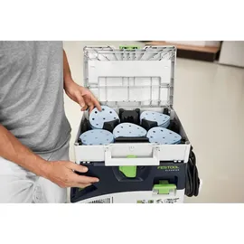 Festool Schleifmittel-Systainer3 SYS-STF D125 GR-Set Granat