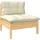 vidaXL Garten-Lounge-Set 6-tlg. creme Kiefer