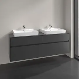 Villeroy & Boch Waschtischunterschrank 160 x 54,8 x 50 cm Graphit