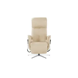 Hukla Relaxsessel Pierre Leder 75 x 126 x 177 cm Beige elektrisch