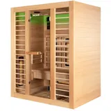 LED Infrarotkabine 153x110x190 Infrarotsauna Wärmekabine Vollspektrum +Radio