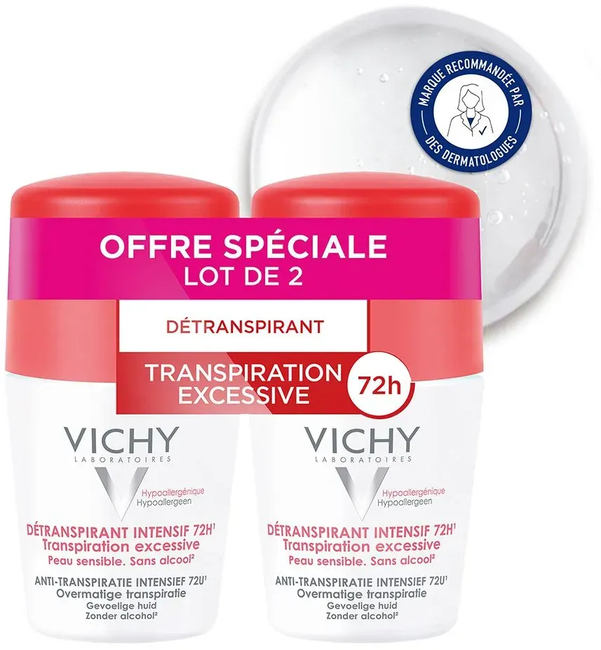 Vichy Détranspirant Intensif 72h Doppelpack