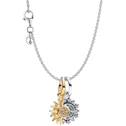 Pandora 68595 Damencollier Silber Sonne und Mond Set