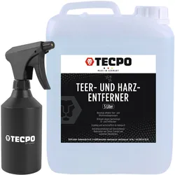 TECPO Teerlöser und Harz Entferner 5L + HDPE Handsprüher