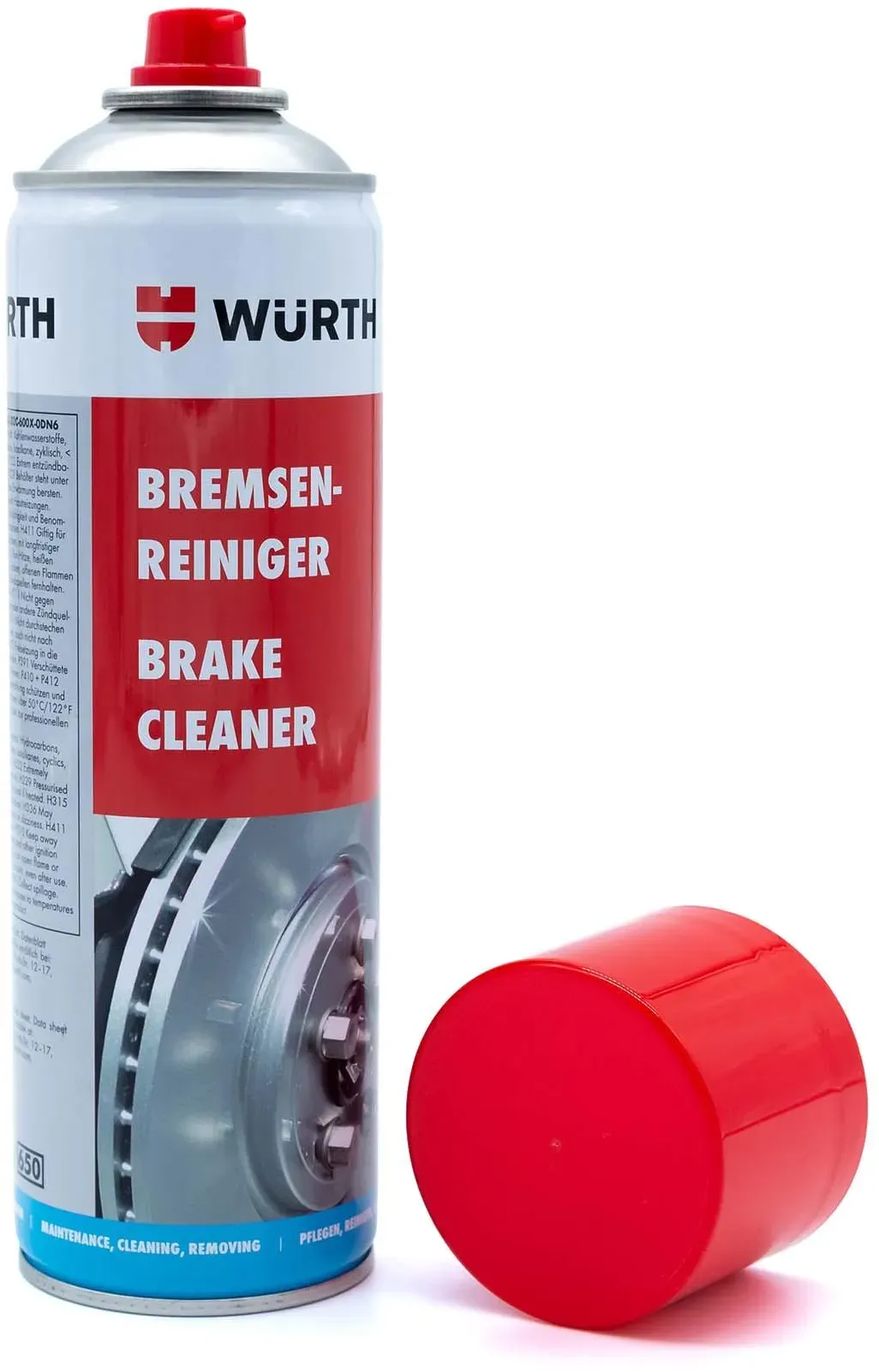 Würth Bremsenreiniger in Premium-Qualität, 500ml Sprühdose - Schnelle und Effekt...