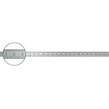 FORMAT Biegsamer Stahlmaßstab 100 mm rostfrei 0,5 mm