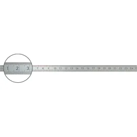 FORMAT Biegsamer Stahlmaßstab 100 mm rostfrei 0,5 mm