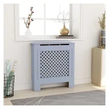 vidaXL MDF Heizkörperverkleidung Grau 78 cm
