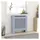 vidaXL MDF Heizkörperverkleidung Grau 78 cm