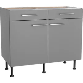 OPTIFIT Unterschrank Mats825 100 x 87 x 58,4 cm Basaltgrau