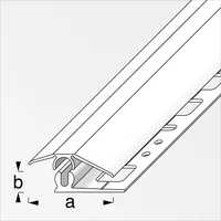 Alfer Niveauausgleichs-Profil 1 m, 31 x 7 mm Aluminium eloxiert silber