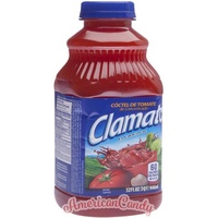 USA: 1x 946ml Clamato Tomato Juice 946ml gewürzter Tomatensaft  (12,67€/l)