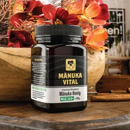 manuka vital Honig MGO 300+ | Original, zertifiziert und natürlich aus Neuseeland 500 g