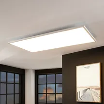 ARCCHIO Deckenleuchte Arcchio, dimmbar, weiß für Wohnzimmer, Kunststoff, Modern, / 119.5 / 59.5 - 5.5