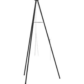 vidaXL Lagerfeuer Stativ Schwarz 92 x 92 x 191.5 cm Stahl vidaXL