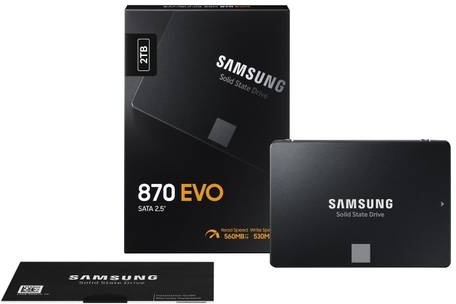 870 EVO 2 TB, SSD SATA 6 GB/s, 2.5 Zoll (MZ-77E2T0B/EU)