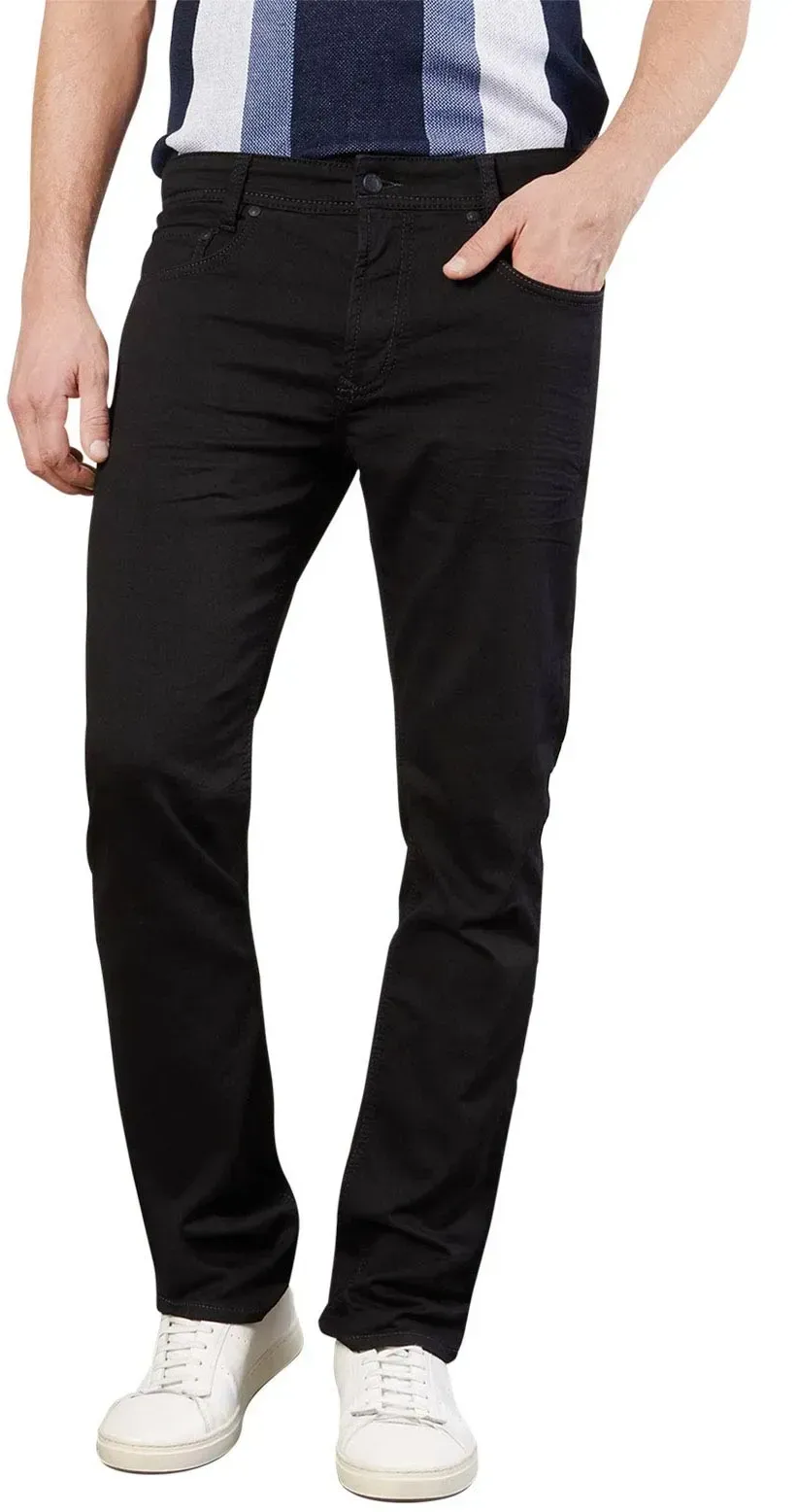 MAC Jog'n Jeans aus Sweat Qualität in Schwarz-W35 / L30