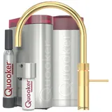quooker deutschland gmbh Quooker Fusion Round Set mit COMBI+ Reservoir & CUBE Gold **inkl. CUBE Filter Starter Paket** FNRGLD COMBI+ CUBE2 *inkl. 7 JAHRE GARANTIE*