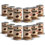 12 x 400g Hundefutter Dozer Wild Premium Nassfutter Dosen Wildfleisch