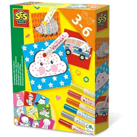SES Creative Stempeln mit Stiften Bastelset