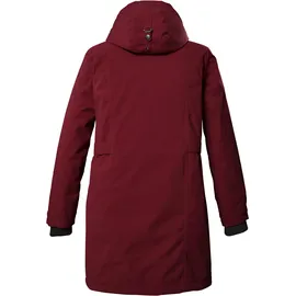 STOY Damen Funktionsjacke mit abnehmbarer Kapuze - Große Größen STW 11 WMN PRK, weinrot, 48,