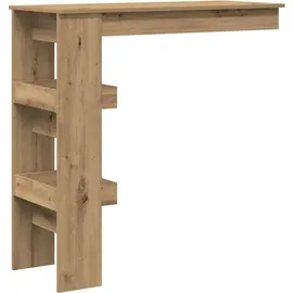 vidaXL Wand-Bartisch 102 x 45 x 103,5 cm Braun