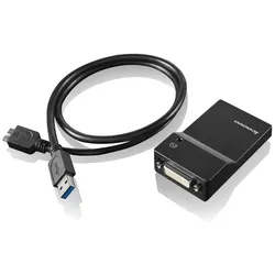 Lenovo USB 3.0 to DVI/VGA Monitor Adapter - Externer Videoadapter
