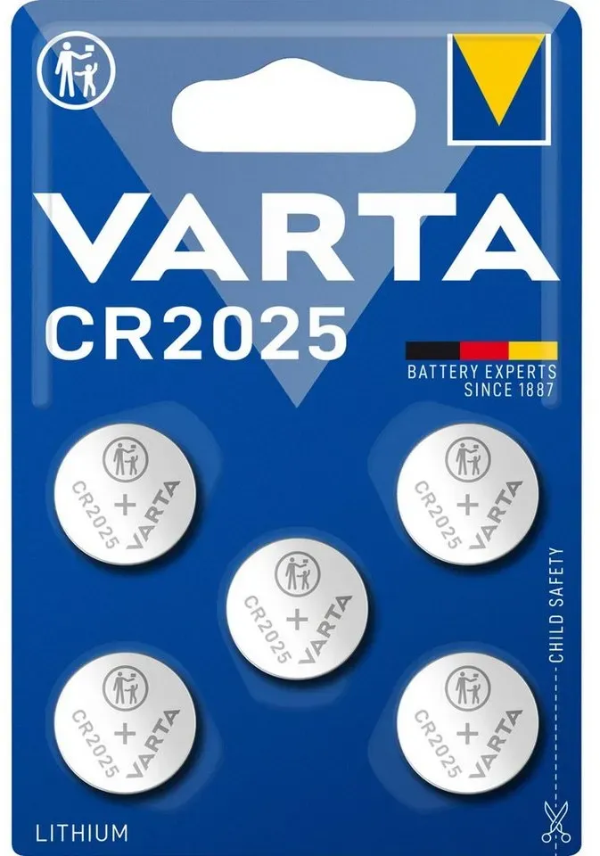 VARTA LITHIUM Coin CR2025 Batterie beige