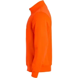 Clique Basic 1/2-Zip Sweatshirt Herren 170 - visibility orange XL