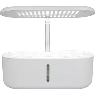 10 Pods Hydroponic Growing System Indoor Garden mit LED Plant Grow Light Pump System Seed Pod Kit Grow Sponges Grow Baskets AB Nutrient Solution