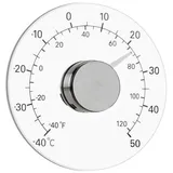 Fensterthermometer Für Den Innen- Und Außenbereich, Keine Batterien Erforderlich, Transparentes Zifferblatt, Wetterthermometer, Genaue Messwerte Für Zuhause, Büro, Terrasse
