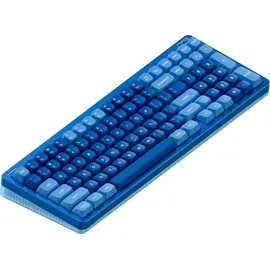 nuphy Halo96 V2 Kabellose Hot-Swap-fähige Gaming-Tastatur,99 Tasten RGB-Hintergrundbeleuchtung, mechanische Tastatur, unterstützt QMK/VIA,Bluetooth/USB-C/2,4 GHz-Blue, Raspberry (46gf)