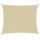 WINDHAGER Sonnensegel Capri, Rechteck 400cm Champagner,