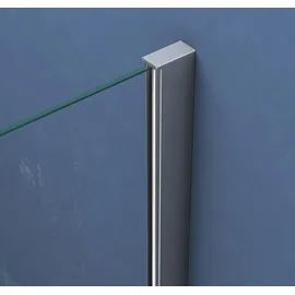 doporro Fünfeckdusche Duschkabine 90x90x195 Duschabtrennung ESG-Sicherheitsglas Klarglas inkl. Easy-Clean-Beschichtung Rav08K