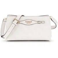 GUESS Umhängetasche Katya Crossbody Top Zip White Logo